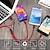 cheap Cell Phone Cables-Multi Charging Cable USB A to Type C / Micro / IP 2.1 A Charging Cable Nylon Braided Durable 3 in 1 For Xiaomi Huawei iPhone Phone Accessory
