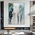 baratos Pinturas Abstratas-Pinturas a óleo artesanais em tela, arte de parede, decoração abstrata moderna para decoração de casa, pintura sem moldura enrolada