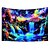 billiga Blacklight tapestries-blacklight gobeläng uv reaktiv glöd i mörkret glöd party neon fantasi vattenfall regnbåge psykedelisk trippy dimmigt hängande gobeläng väggkonst väggmålning för vardagsrum sovrum