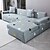 cheap Sofa Cover-Sofa Bed Cover Elastic Sofa Slipcover L Shaped Couch Cover Geometric Block Series Furniture Protector for Bedroom Office Living Room Home Decor
