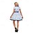 abordables Dirndl-Oktoberfest Vestidos Blusa / Falda Falda acampanada Oktoberfest / Cerveza Alemán Munich prados Mujer Paño de estilo tradicional Camisas Vestido