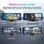 رخيصةأون مشغلات DVR للسيارات-10.26 4K تسجيل مزدوج أمامي وخلفي 1080 بيكسل شاشة الهاتف المحمول مسجل قيادة السيارة