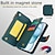 رخيصةأون جرابات آيفون-هاتف غطاء من أجل iPhone 17 Pro Max 17 Air 16 15 14 Pro Max Plus 13 12 11 Pro Max Mini حافظة بطاقة المحفظة مغناطيس سحاب مع الحبل مكتب  /  الأعمال TPU جلد PU