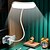 abordables Lampes de bureau-1 lampe de bureau à chargement USB avec pince réglable, lampe de table LED, lampe de lecture douce, lampe de chevet, veilleuse douce, gradation tactile LED, protection des yeux idéale pour les tables de chevet ou les bureaux.