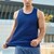 preiswerte Lauf-T-Shirts &amp; Tanktops-Herren Fitness Tank Top Tank Top Running Sport Top Tank Top Sport Ärmellos Weste / Fahrradweste Casual Athlässigkeit Atmungsaktiv Schnelltrocknend Weich Fitnesstraining Laufen Gehen Sportbekleidung