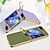 halpa Samsung-kotelot-puhelin Etui Käyttötarkoitus Samsung Galaxy Z Flip 5 Z Flip 4 Z Flip 3 Takakuori ja näytönsuoja Sormussolki Iskunkestävä Retro TPU Metalli PU-nahka