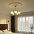 billige Øslys-led pendel 41/63/65/85cm 3/4/5/6-lys moderne sputnik lysekrone krom industriel semi-flush mount loftslampe e27 justerbar højde lys til køkkenø stue 110-240v