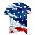 billiga Patriotiska 250 T-shirts-4 juli 2026 250:e minnesdagen Herrars patriots designer patriot 3D-print USA-flagga henley kortärmad t-shirt casual daglig