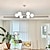 billige Øslys-led pendel 41/63/65/85cm 3/4/5/6-lys moderne sputnik lysekrone krom industriel semi-flush mount loftslampe e27 justerbar højde lys til køkkenø stue 110-240v