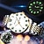 abordables Montres à quartz-Nouvelle montre d'affaires pour hommes avec cadran large en acier inoxydable calendrier lumineux affichage de la semaine montre à quartz de luxe simple polyvalente montre sportive pour hommes à la