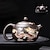 cheap Drinkware-Color-Changing Teapot Set Dragon &amp; Phoenix Zisha Chinese Loong Gift - Heat Sensitive Kung Fu Tea Set with Teapot and Cups, Business Gift