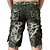 abordables Classique-Homme Shorts cargo Short camouflage Shorts de Randonnée Multi-poches Camouflage Longueur Genou Quotidien ancien Streetwear Vert Véronèse Bleu