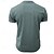 voordelige Vlag-Voor heren Adelaar Patriottisme Grappig jargon T-shirt Henley-shirt Korte mouw 3D-afdrukken Ontwerper Casual Dagelijks Zomer blauw Donkergroen Groen Khaki Grijs Henley Henley-T-shirt