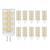 economico Luci LED bi-pin-Lampadine a led g4 bi-pin 5w 12v-24v 40w lampadina alogena g4 equivalente bianco caldo 3000k non dimmerabile tipo jc base bi-pin g4 lampadina 10 pezzi
