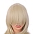 cheap Costume Wigs-18 Inch/45 cm Layered Bangs Straight Synthetic Fiber Shoulder Length Hair Daily Use Wig Carnival Wigs