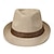 abordables Chapeau Fedora-Homme Chapeau du Kentucky Derby Chapeau de Soleil Melon Noir Gris foncé Linge de maison Mode Occasionnel Rue Quotidien Bloc de Couleur Écran solaire Respirant