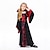 voordelige Bloedige Vampiers-Vampieren Halloween Kaap Cosplay kostuum kapmantel Eng kostuum Kinderen Voor meisjes Carnaval Maskerade Prestatie Halloween Maskerade Gemakkelijke Halloween-kostuums Aankleden