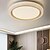 tanie Ściemnialne lampy sufitowe-Lampy sufitowe led z możliwością przyciemniania 50cm 1-lampa nowoczesna sztuka przemysłowa okrągły szczotkowany metal półpłaski 42w do kuchni sypialnia salon 220-240v
