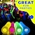 cheap Party Favor-24 PCS Ultra Bright 6 Inch Glow Sticks - Emergency Bright Chem Glow Sticks with 12 Hour Duration - Camping, Hiking Glow Stick Lights - for Parties and Kids Activities - Blackout Or Storm Ready Use