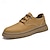baratos Sapatos Oxford para Homem-sapatos casuais masculinos de couro bege - sapatos oxford elegantes e confortáveis com cadarços para uso diário