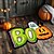 preiswerte Halloween Schlafzimmer-Halloween Dekoration Kürbis Boo unregelmäßige Fußmatte Küchenmatte Bodenmatte rutschfeste Flächenteppich ölbeständiger Teppich Indoor Outdoor Matte Schlafzimmer Dekor Badezimmermatte Eingangsteppich