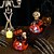 お買い得  屋内＆パーティー照明-ハロウィーンの飾り LED スケルトン パンプキン ライト、ジャック オ ランタン スカル オーナメント カラフル キラキラ パンプキン ランタン デコレーション クリエイティブ 発光 ゴースト フェスティバル パーティー デコレーション 小道具 1 個