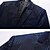 billiga Herrars klassiska kavajer-Herr Kavaj Formell kväll Ledigt / vardag Ljuv Alla årstider 65%Cotton 35%Polyester Enfärgad / vanlig färg Paljetter Fritid Bröllop Enkelknäppt Blazer Silver Svart Rubinrött Blå