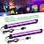 abordables 123496-2 pièces Barres LED UV Noires USB 28cm Haute Intensité-385-400nm Effet Lumière Ultra Violet pour Fête Disco Éclairage de Scène - Basse Tension 5V avec Interrupteur On/Off Non-Étanche