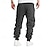 economico Carico-Per uomo Pantaloni della tuta Pareggiatore Pantaloni Tasche A cordoncino Vita elastica Liscio Comfort Sportivo Giornaliero Di tendenza Informale Nero Blu marino Media elasticità