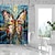 voordelige Douchegordijnen-Douchegordijn met haken 180cm*180cm (70&quot;*70&quot;) Polyester Wasbaar Waterdicht Plantenbloem Motief Badkamer Baddecoratie