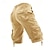 abordables Classique-Homme Short tactique Short Cargo Short Boutons Multi poche Plein Vestimentaire Longueur genou Extérieur du quotidien Camping et randonnée Mode Classique Noir Vert Véronèse