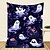 cheap Blankets &amp; Throws-Halloween Decorative Multi-functional Flannel Blanket Soft and Cozy Festive Throw Perfect for Adding Spooky Charm to Your Home Decor Ideal for Couch, Bed, or Outdoor Use