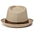abordables Chapeau Fedora-Homme Chapeau du Kentucky Derby Chapeau de Soleil Melon Noir Gris foncé Linge de maison Mode Occasionnel Rue Quotidien Bloc de Couleur Écran solaire Respirant