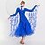 baratos Salão de Dança Padrão-Vestido de dança de salão feminino moderno valsa tango roupas de dança manga longa competição desempenho vestido de dança