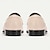 preiswerte Herren Pantoletten &amp; Slipper-Cremefarbene Loafer aus hochwertigem Rindsleder mit blauem Akzent für Herren – elegante und bequeme Slipper