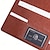voordelige Kantoor artikelen-multifunctionele a4 bruine pu padfolio met klembord klembordmap a4 vergadermap portfoliomap a4