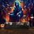 cheap Halloween Decoration-Halloween Decorations Green Skulls Hanging Tapestry Wall Art Large Tapestry Mural Decor Photograph Backdrop Blanket Curtain Home Bedroom Living Room