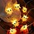 お買い得  ハロウィンの屋外-ハロウィン ライトアップ カボチャ ライト付き ゴースト バット ストリング ライト ジャック オ ランタン 電池式 1.5m 10LED ゴースト フェスティバル 家庭用 屋外 デコレーション ライトアップ