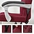 cheap Chair Cover-Stretch Water Resistant Waffle Velvet Office Chair Cover with Zipper - Home Office Chair Slipcover - Durable and Soft Fabric - Easy to Install and Clean - Perfect for Protecting and Refreshing Chairs