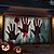 halpa Halloweenin autotallin ovipeite-halloween ovikoristeet ulkona halloween autotallin oven kansi veriset kädet banneri pelottava linna suuri taustakoristeet lomalle ulkoautotallin ovi kodin seinäkoristeet