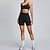 baratos Shorts e motociclistas de ioga-Mulheres Shorts de Academia Shorts de ioga Calções De Treino Cintura elástica Cintura Alta Pilates Treino de Ginástica Exercite-se Calção Côr Sólida Amarelo Rosa claro Azul Esportes Roupas Esportivas