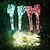 preiswerte Halloween im Freien-2 Stück Halloween-Skeletthand-Gartenlampe, Arme, Handpfähle, realistisch aussehende Halloween-Rasen-Gartendekor-Lichtrequisiten, LED-leuchtende Geisterhand in Totenkopfform, Plug-in-Lampe