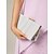 voordelige Clutches &amp; Avondtasjes-Elegante geplooide clutch voor dames met parelsluiting en afneembare kettingriem – ideaal voor bruiloften, feesten en formele evenementen