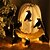 cheap Halloween Indoor-1.5M-10Leds Halloween Bat Crow Ghost Light String LED Iron Shaped Light Night Light Lighted Ghosts Festival Party Decoration Light Garden Courtyard Atmosphere Light Batteries Powered 1PC