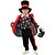 economico Teschi &amp; Ossa-Fantasma Sposa Teschio dello scheletro Costume cosplay Costumi della famiglia del gruppo di Halloween Per bambini Da ragazzo Da ragazza Costume spaventoso Prestazioni Festa / Serata Carnevale
