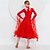 baratos Salão de Dança Padrão-Vestido de dança de salão feminino moderno valsa tango roupas de dança manga longa competição desempenho vestido de dança