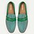 preiswerte Herrenpantoletten &amp; -slipper-lebendige grün-blaue geflochtene Loafer für Herren: perfekt für lässige Ausflüge und stilvolle Sommerveranstaltungen