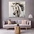 abordables Pinturas de animales-Pintura al óleo hecha a mano, lienzo, decoración de arte de la pared, caballo animal abstracto moderno para decoración del hogar, pintura enrollada sin marco y sin estirar