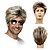 رخيصةأون باروكات الحفلات-80er Jahre Herrenperücke blonde kurze Perücke synthetische Cosplay-Kostüme Halloween-Perücken für Faschingskleidung