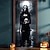 billige Halloween dørdeksler-halloween dørdekorasjoner spøkelse brud halloween dørdeksler dør billedvev dør gardin dekorasjon bakteppe dør banner for inngangsdør gårdshus ferie fest dekor forsyninger